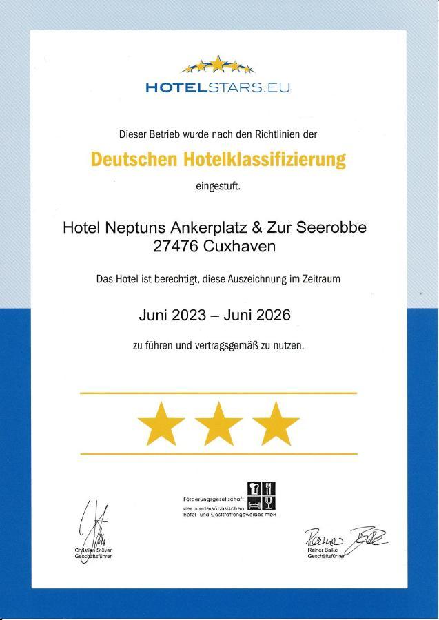Hotel Zur Seerobbe 库克斯港 外观 照片